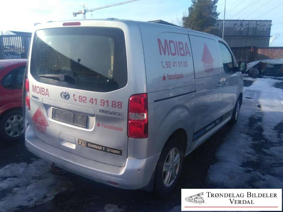 Toyota Proace 2016-->> (Type II) , Motorkode: AH01, Girkassekode: M