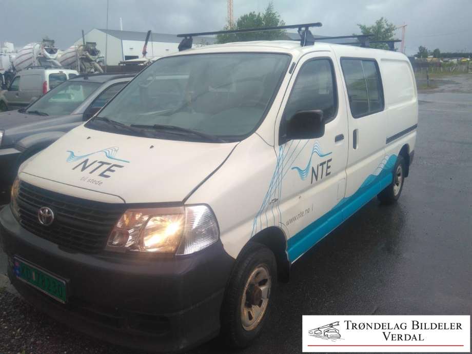 Toyota Hiace 2007-2012 (Fase 3) , Motorkode: 2KD-FTV, Girkassekode: 