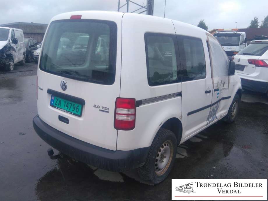 VW Caddy 2010-2015 (Type III, Fase 2) , Motorkode: CFH, Girkassekode: 