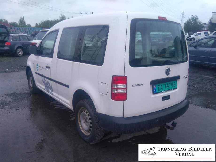 VW Caddy 2010-2015 (Type III, Fase 2) , Motorkode: CFH, Girkassekode: 
