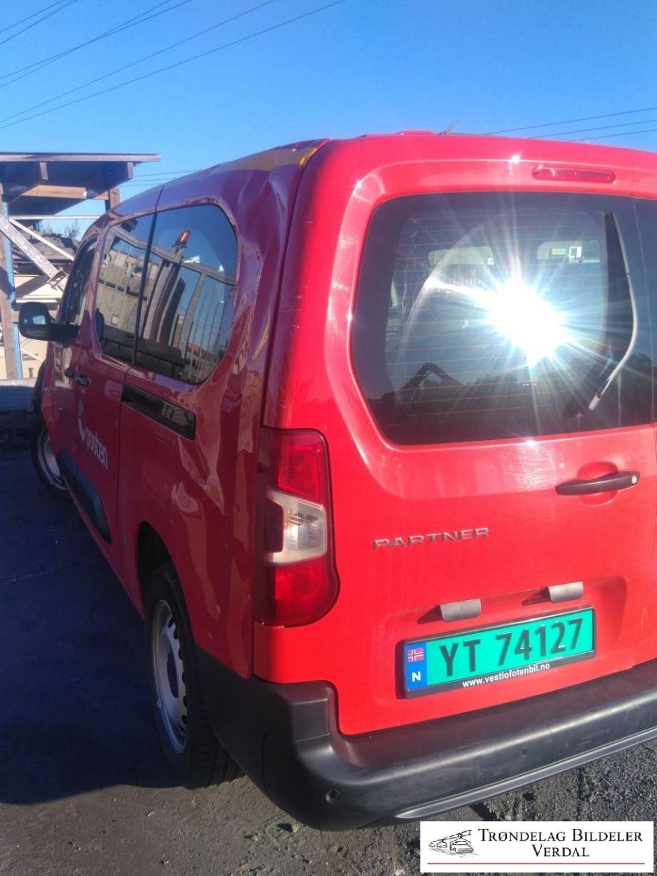 Peugeot Partner 2019-->> (Type III) , Motorkode: YH01, Girkassekode: ATNG8