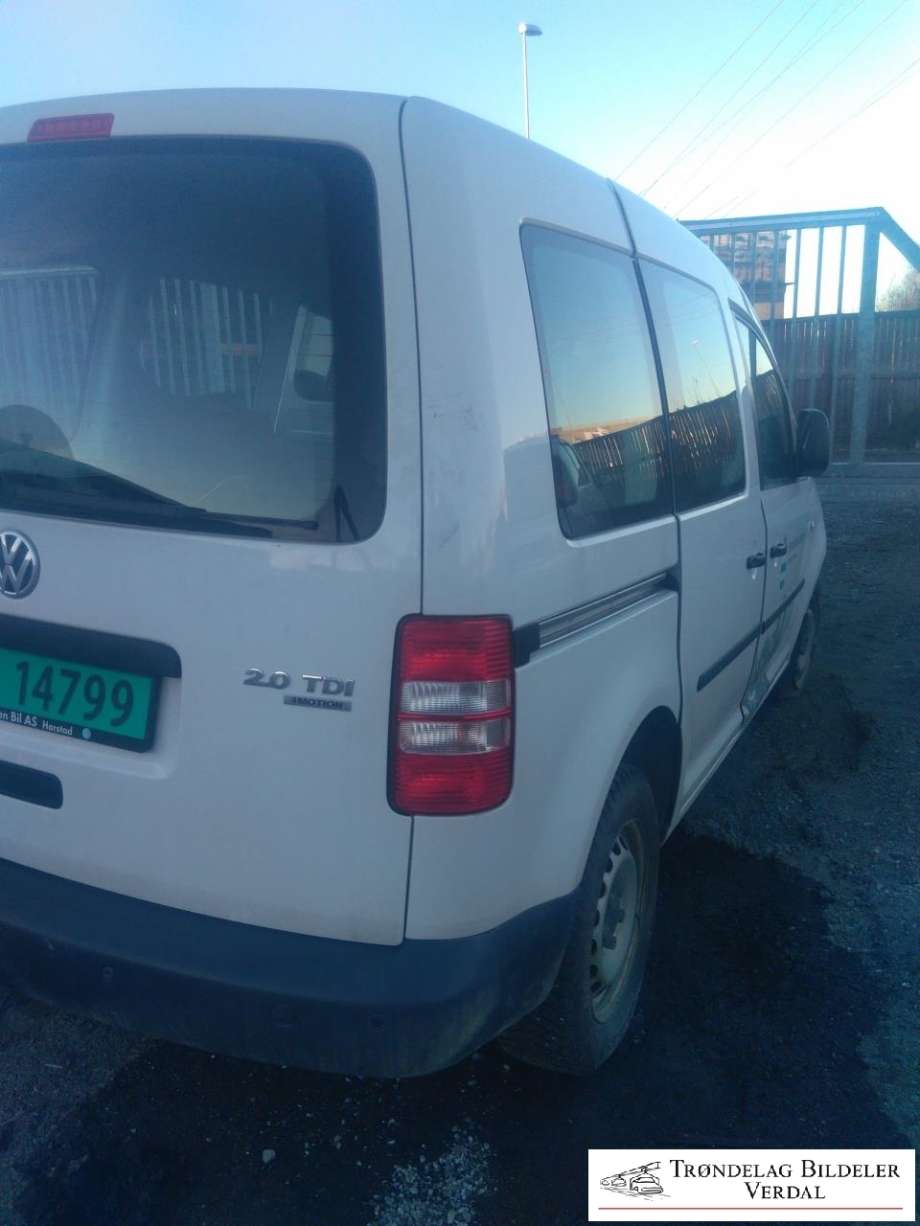 VW Caddy 2010-2015 (Type III, Fase 2) , Motorkode: CFH, Girkassekode: 
