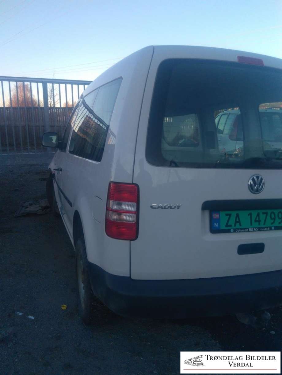 VW Caddy 2010-2015 (Type III, Fase 2) , Motorkode: CFH, Girkassekode: 