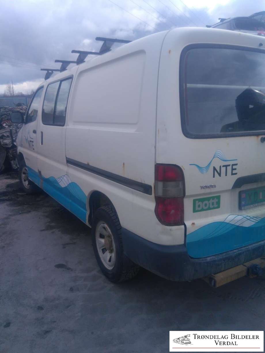 Toyota Hiace 2007-2012 (Fase 3) , Motorkode: 2KD-FTV, Girkassekode: M