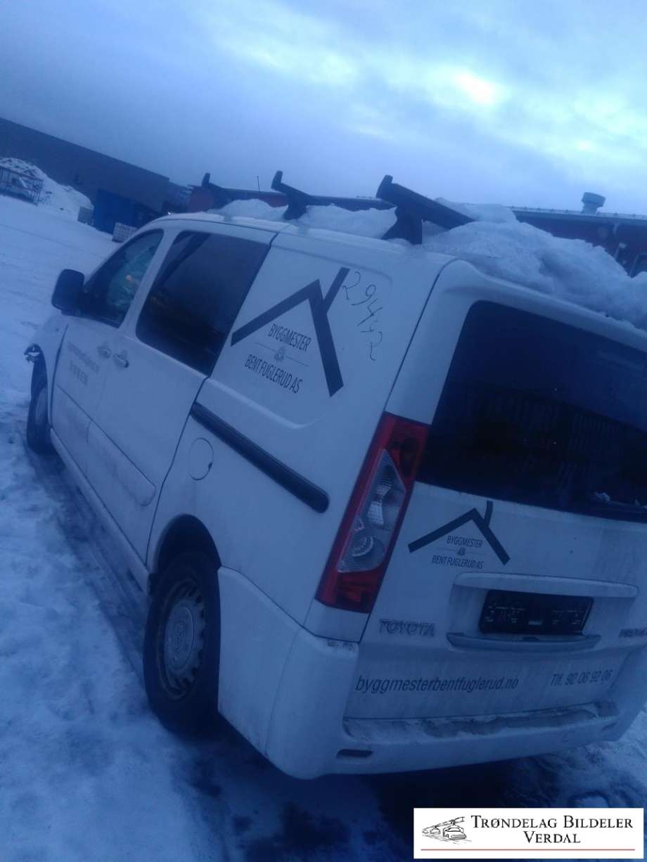 Toyota Proace 2013-2016 (Type I) , Motorkode: RH02, Girkassekode: M