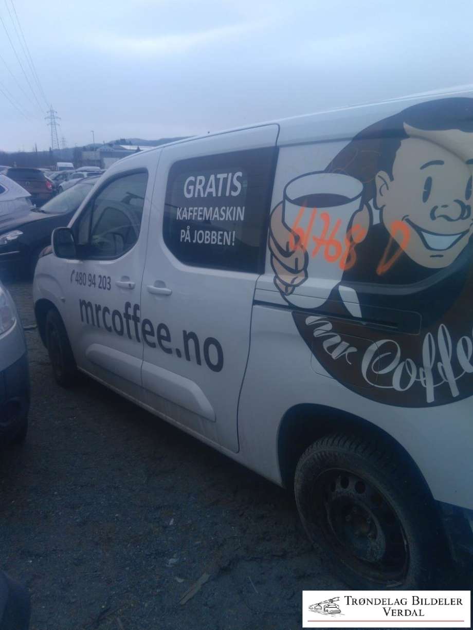 Peugeot Partner 2019-->> (Type III) , Motorkode: YH01, Girkassekode: A