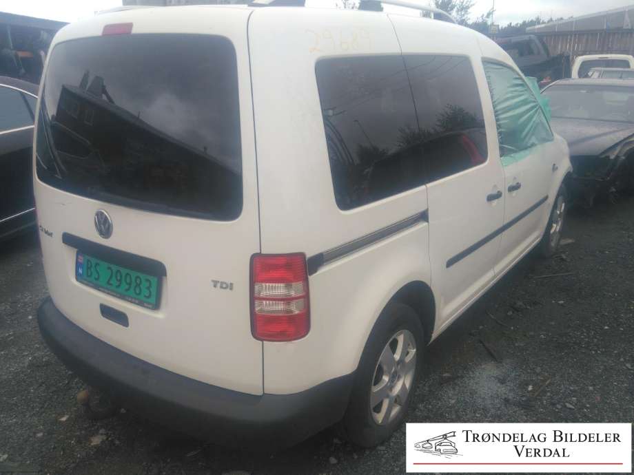 VW Caddy 2010-2015 (Type III, Fase 2) , Motorkode: CAY, Girkassekode: 