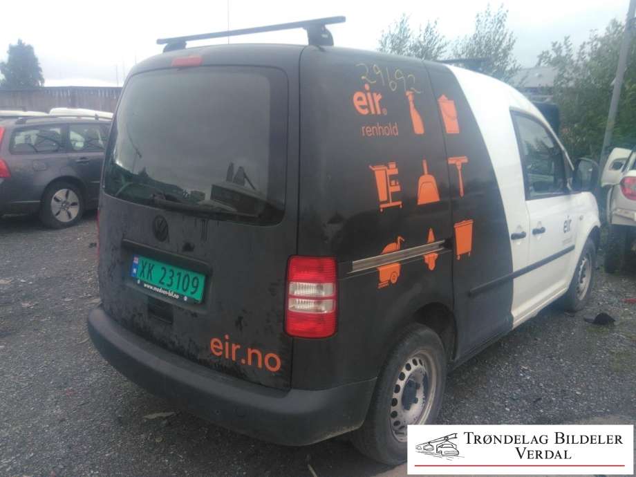 VW Caddy 2010-2015 (Type III, Fase 2) , Motorkode: CAY, Girkassekode: 