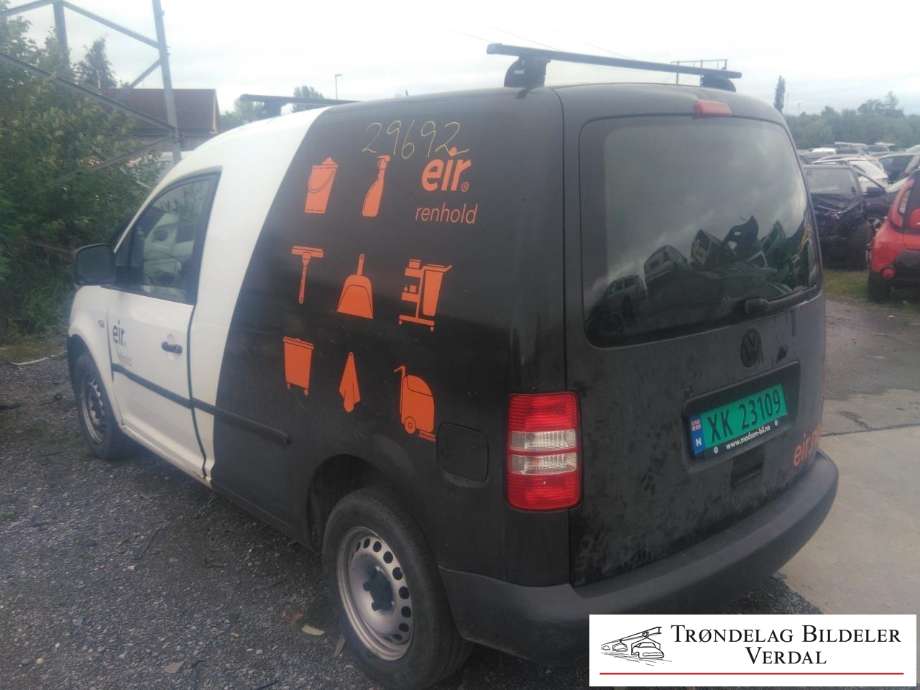 VW Caddy 2010-2015 (Type III, Fase 2) , Motorkode: CAY, Girkassekode: 