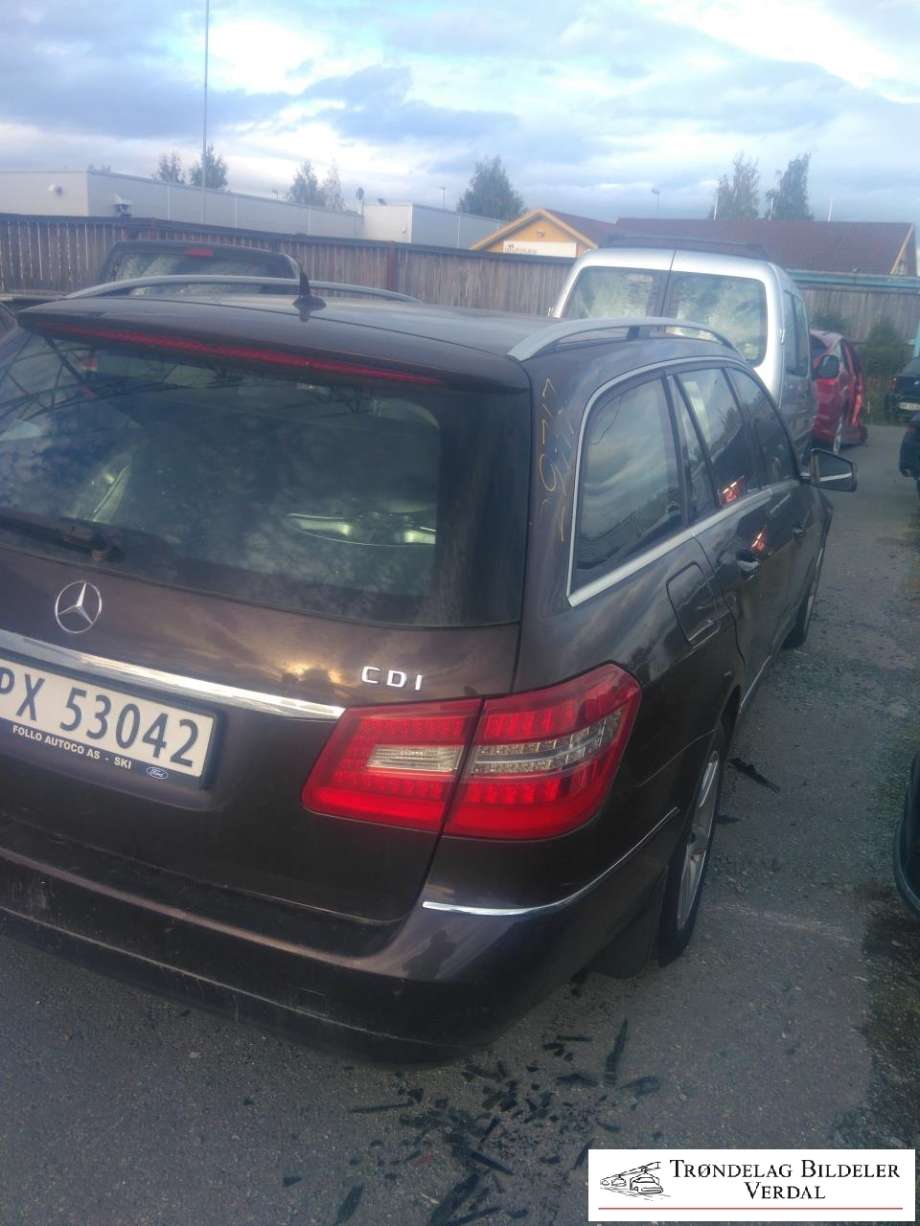 Mercedes E-Klasse 2009-2013 (Fase 1) (W212) (W212), Motorkode: 651924, Girkassekode: 