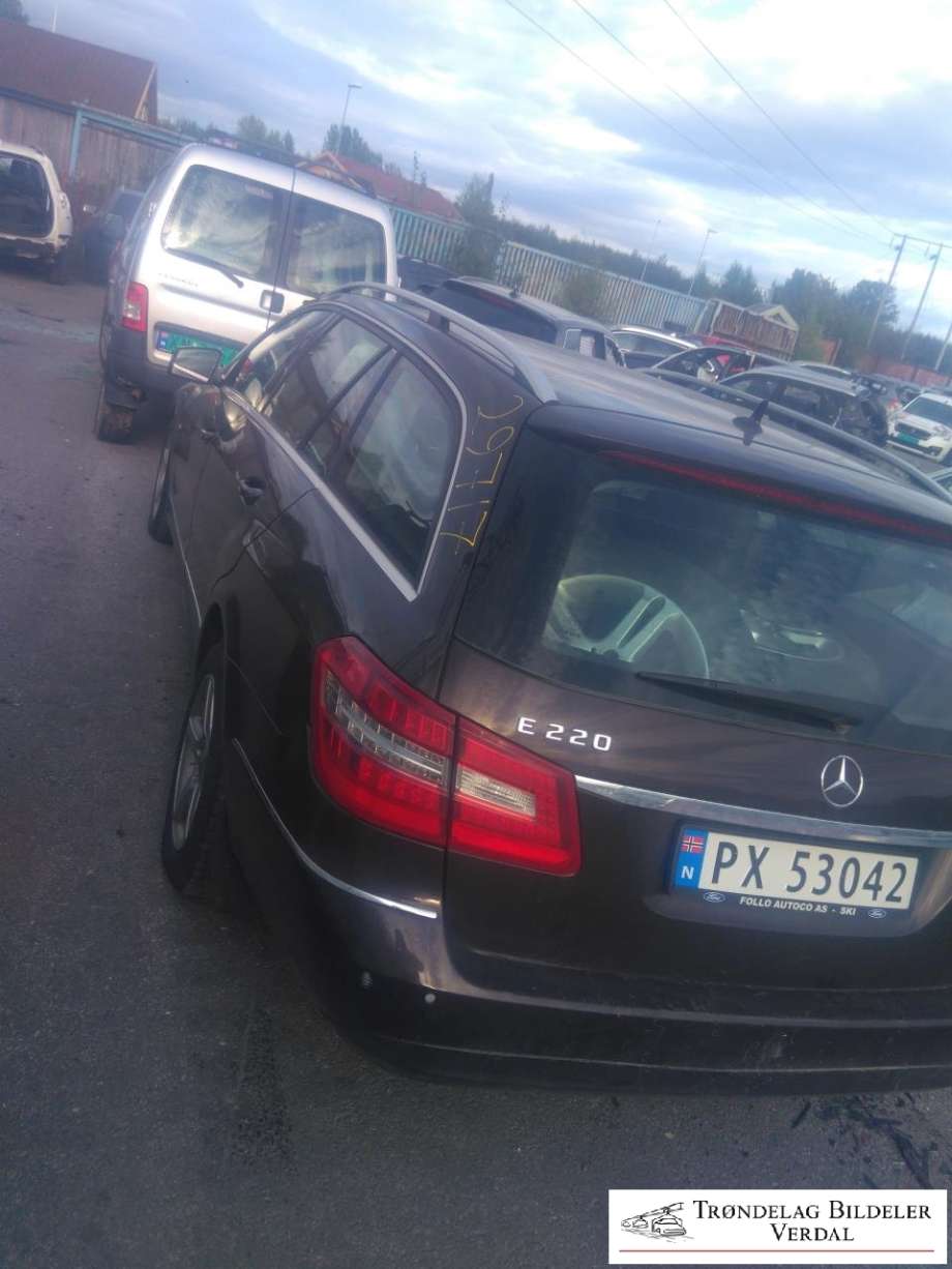 Mercedes E-Klasse 2009-2013 (Fase 1) (W212) (W212), Motorkode: 651924, Girkassekode: 