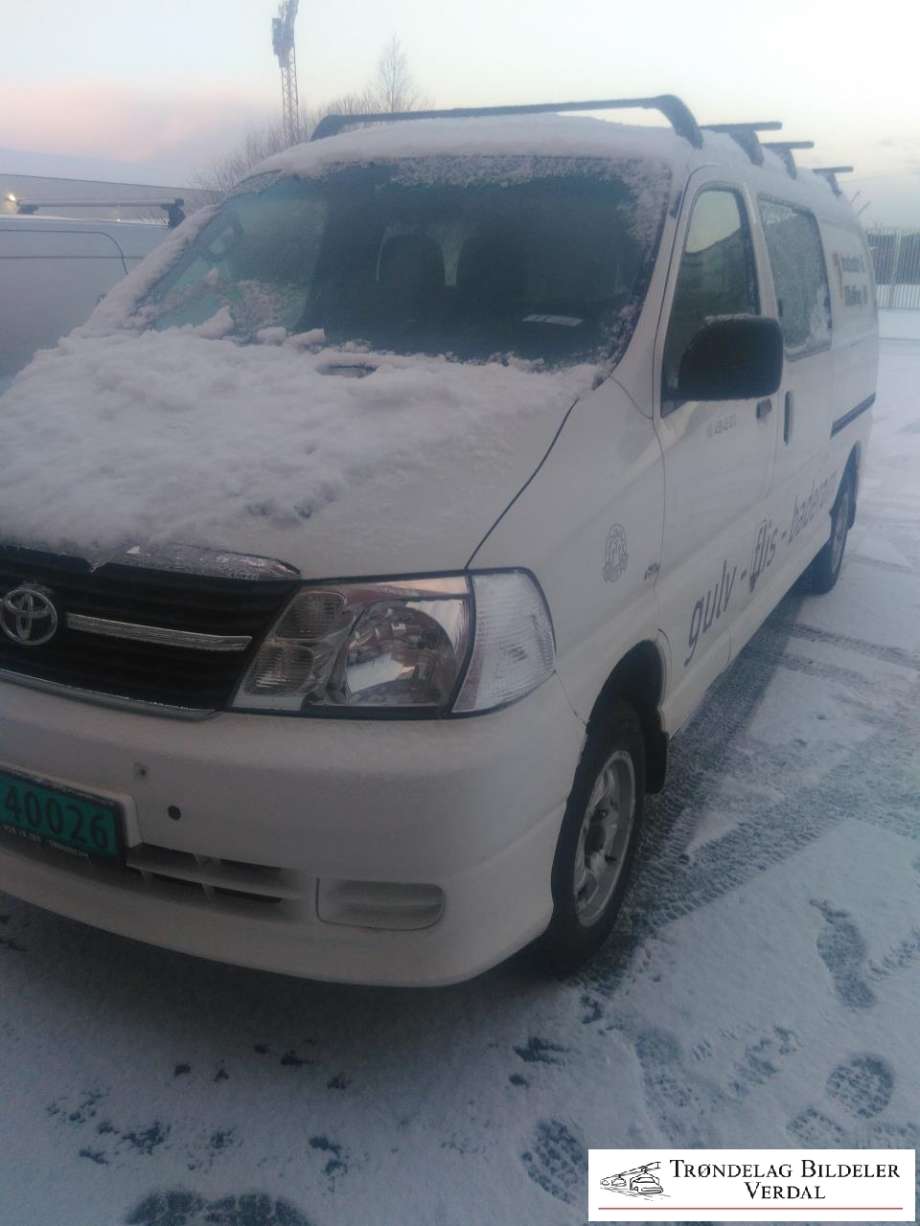 Toyota Hiace 2007-2012 (Fase 3) , Motorkode: 2KD-FTV, Girkassekode: 