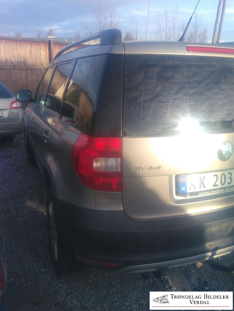 Škoda Yeti 2009-2013 (Fase 1) , Motorkode: CFH, Girkassekode: