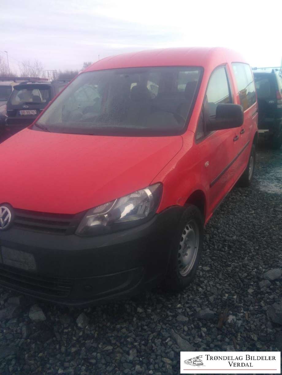 VW Caddy 2010-2015 (Type III, Fase 2) , Motorkode: CFH, Girkassekode: 