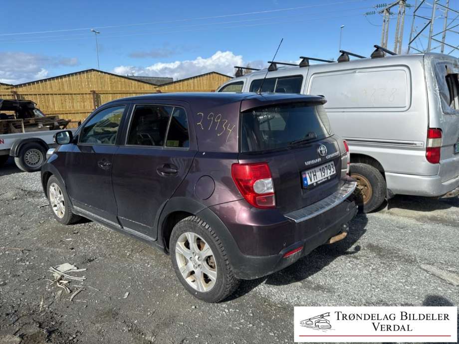 Toyota Urban Cruiser 2009-2014 , Motorkode: 1ND-TV, Girkassekode: