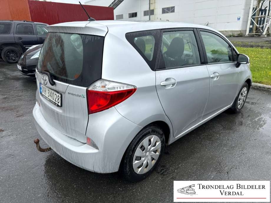 Toyota Verso-S 2011-2015 (COMBI) (COMBI), Motorkode: 1NR-FE, Girkassekode: 
