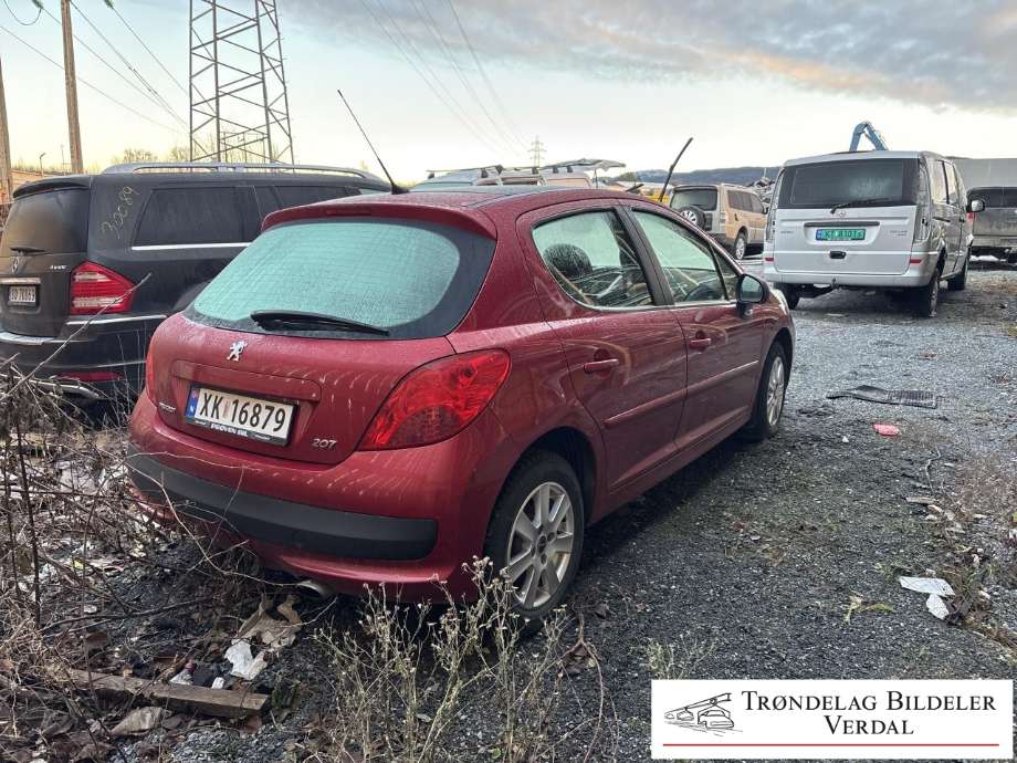 Peugeot 207 2006-2012 delebil , Motorkode: 8FS, Girkassekode: 