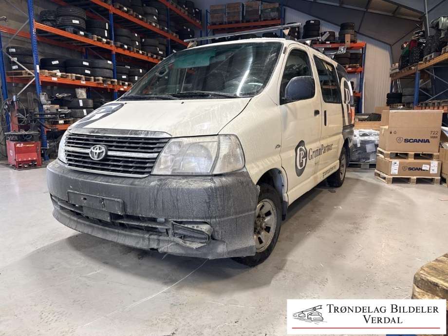 Toyota Hiace, 2007-2012 (Fase 3)  delebil , Motorkode: 2KD-FTV