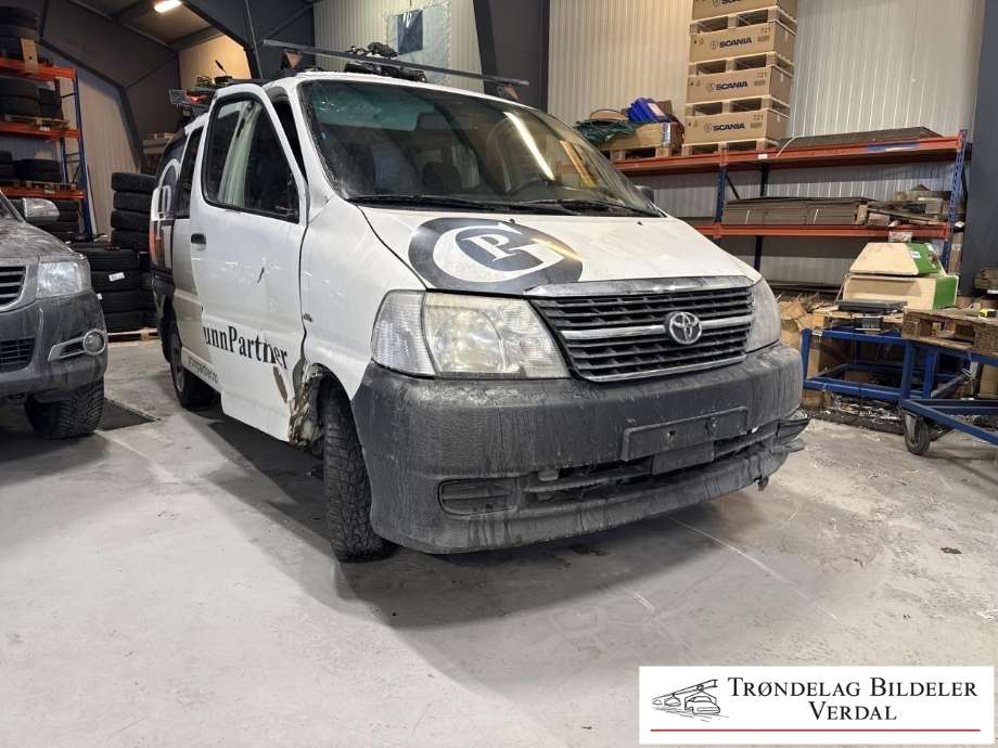 Toyota Hiace 2007-2012 (Fase 3) delebil , Motorkode: 2KD-FTV, Girkassekode: