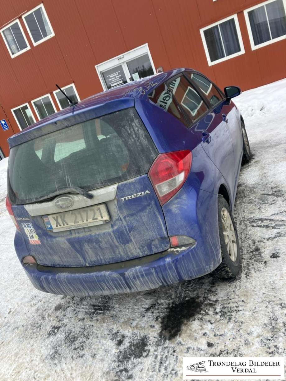 Subaru Trezia 2011-2013 , Motorkode: 1ND-TV, Girkassekode: 
