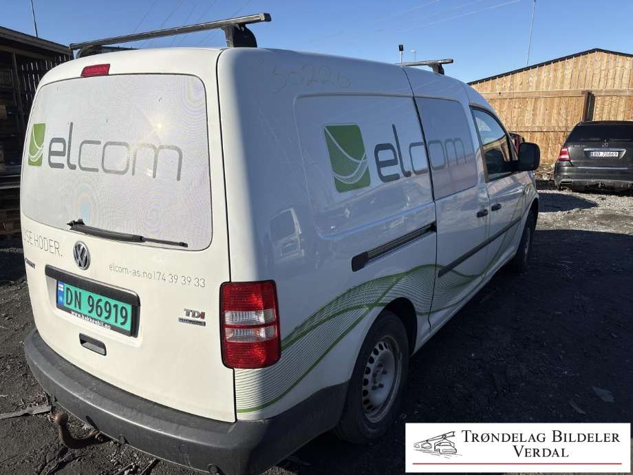 VW Caddy 2010-2015 (Type III, Fase 2) , Motorkode: CAY, Girkassekode: 