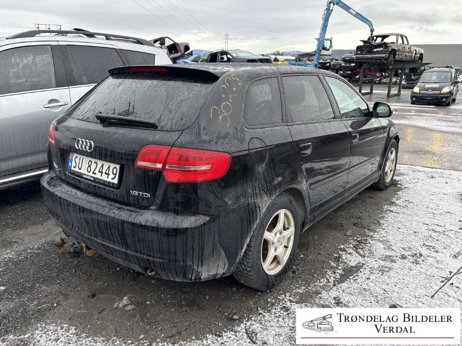 Audi A3 2009-2012 (Type II, Fase 2) delebil , Motorkode: CAY, Girkassekode: 