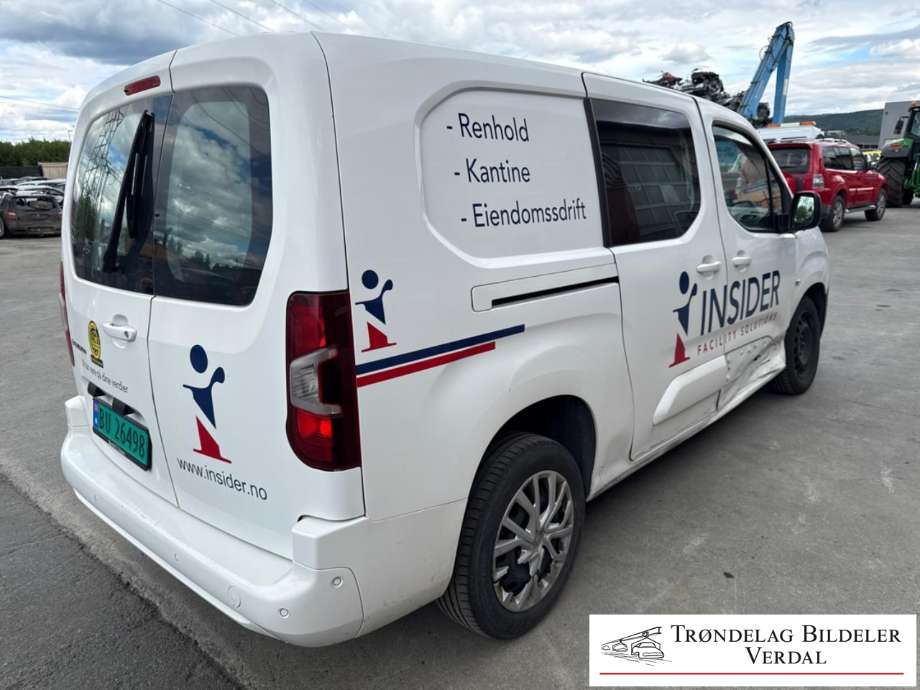 Citroën Berlingo 2019-->> (Type III) , Motorkode: YH01, Girkassekode: 