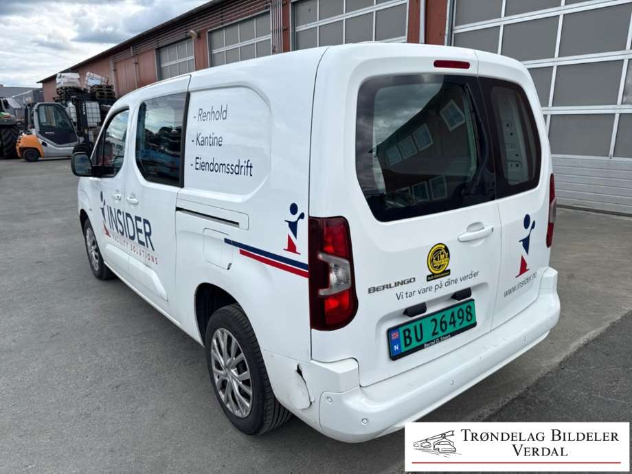Citroën Berlingo 2019-->> (Type III) , Motorkode: YH01, Girkassekode: 