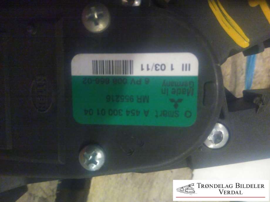 Pedal gass til Mitsubishi Colt 2009-2013 (Type VII, Fase 2)  (A4543000104||370302)