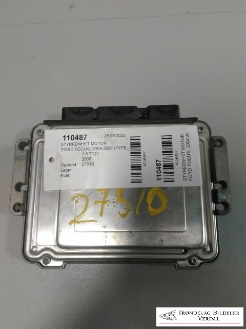 Styreenhet motor til Ford Focus 2004-2007 (Type II, Fase 1)  (6M51-12A650-NA|0 281 011 701|)