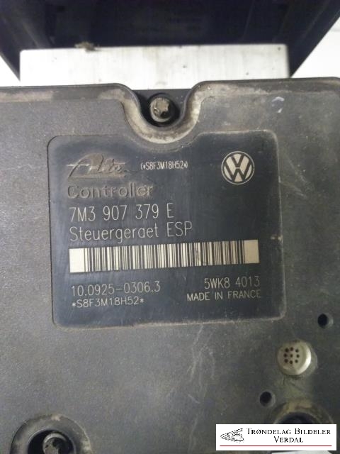 ABS sentral til VW Sharan 2000-2010 (Type I, Fase 2)  (ATE|7M3614111P|3M21-21.580-CA|)
