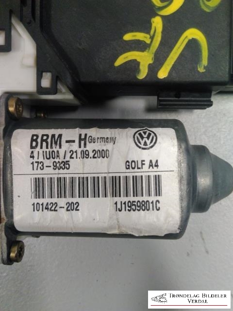 Ruteheis, kun motor, venstre foran til VW Golf IV 1998-2003  (173-9335|1J19599801C|)