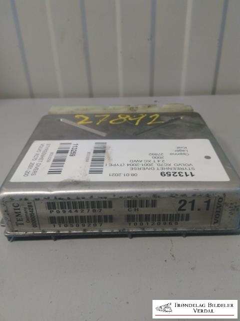 Styreenhet diverse til Volvo XC70 2001-2004 (Type I, Fase 1)  (TEMIC|00000542B1|P09442707|)