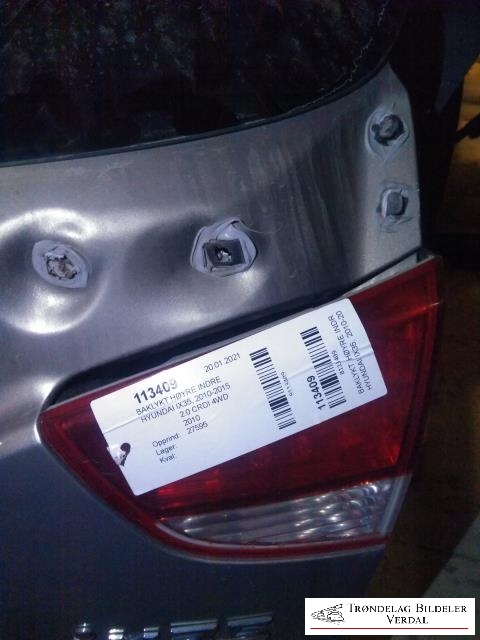 Baklykt høyre indre til Hyundai Ix35 2010-2015  (|P/N:)