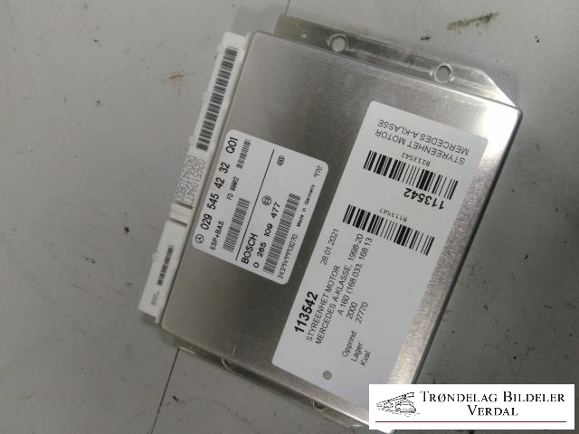 Styreenhet motor til Mercedes A-Klasse 1998-2004 (W168) (W168) (029 545 42 32 Q01|0 265 109 477|)