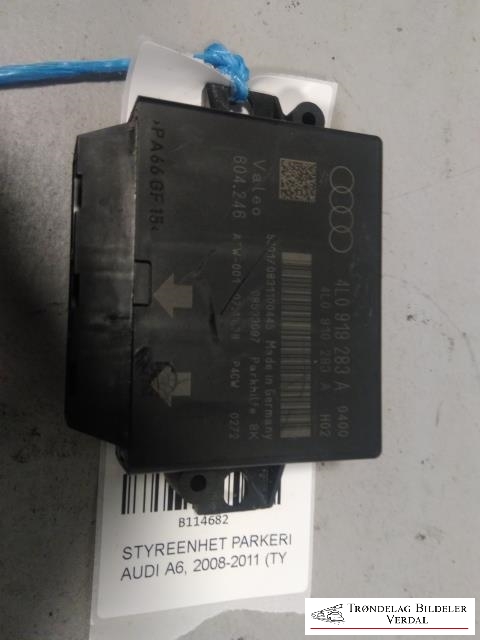 Styreenhet parkering til Audi A6, 2008-2011 (Type III, Fase 2) (C6) (C6) (4L0919283)