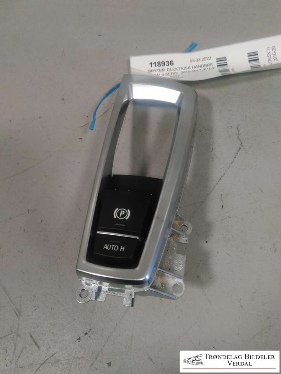 Bryter elektrisk håndbrekk/parkbrems til BMW 5-Serie 2010-2017 (F10/F11) (F10/F11) (9217594|)