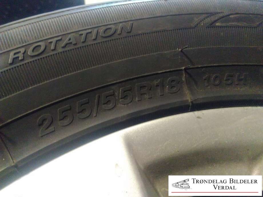 Hjulsett aluminium vinter til Mercedes R-Klasse 2006-2013 (W251) (W251) (255/55R18|)