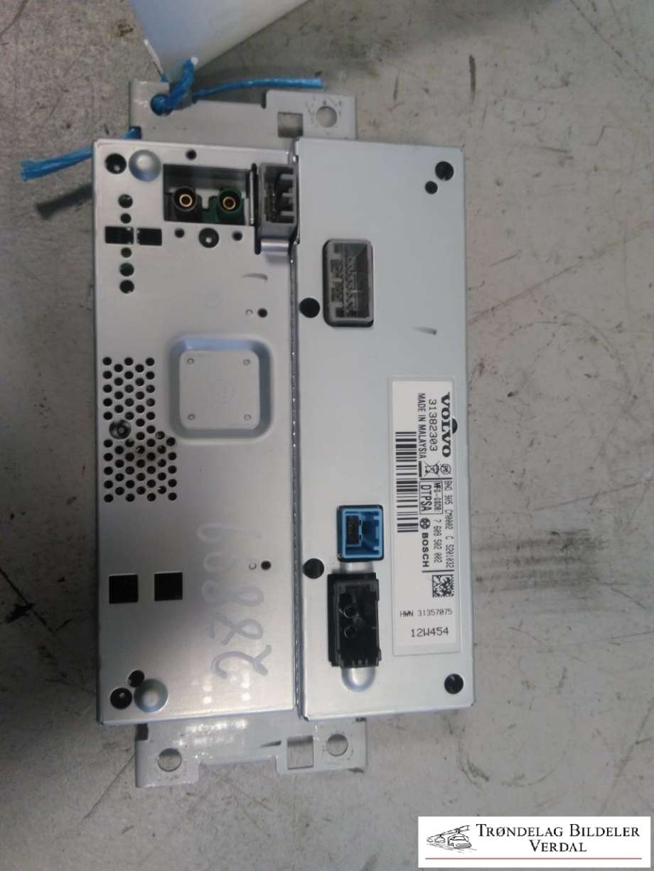 Bilstereo navigasjon skjerm til Volvo XC60 2008-2013 (Type I, Fase 1)  (31382303|)