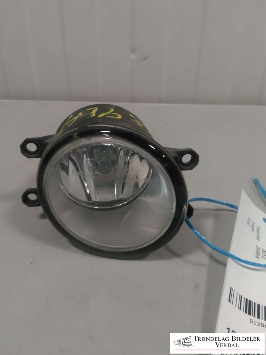 Tåkelykt høyre foran til Toyota Yaris, 2012-2014 (Type III, Fase 1)  