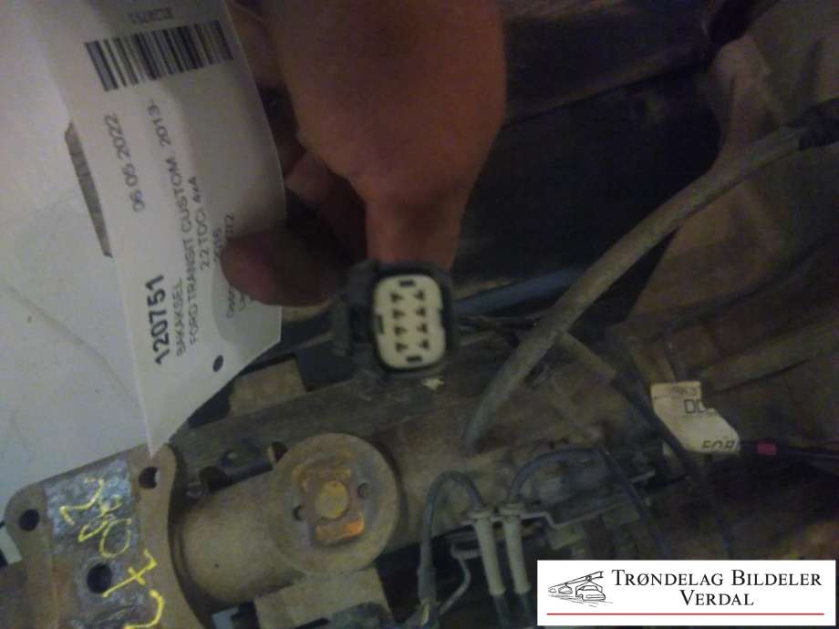 Bakaksel til Ford Transit Custom 2013-2023 (Type I)  (G011174|DK314001FAH|)