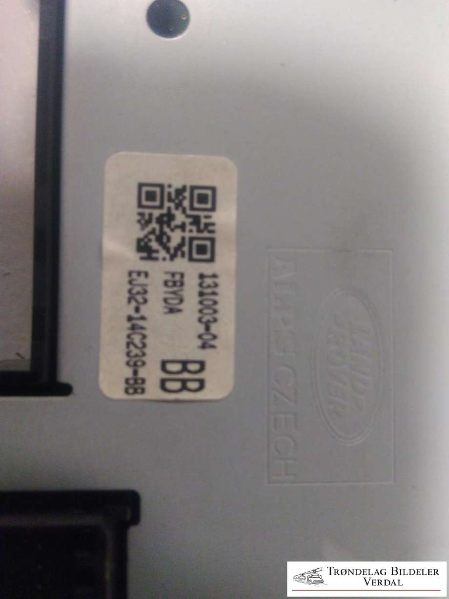 Varmeapparat betjening til Land Rover Range Rover, Evoque 2011-2019 (Type I) (EJ32-14C239-BB|)