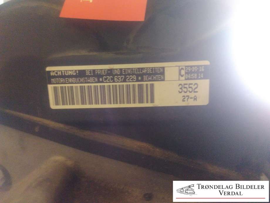 Motor bensin til VW Tiguan 2016-2020 (Type II, Fase 1)  (|CZC)
