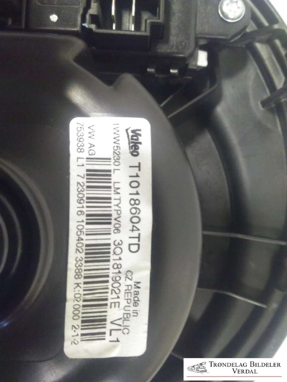 Varmeapparat motor til VW Tiguan 2016-2020 (Type II, Fase 1)  (3Q1819021 E|5Q0 907 521 C|)