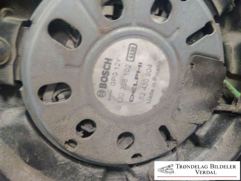Kjølevifte til Opel Astra J 2010-2015 (0130308102|52430904|)
