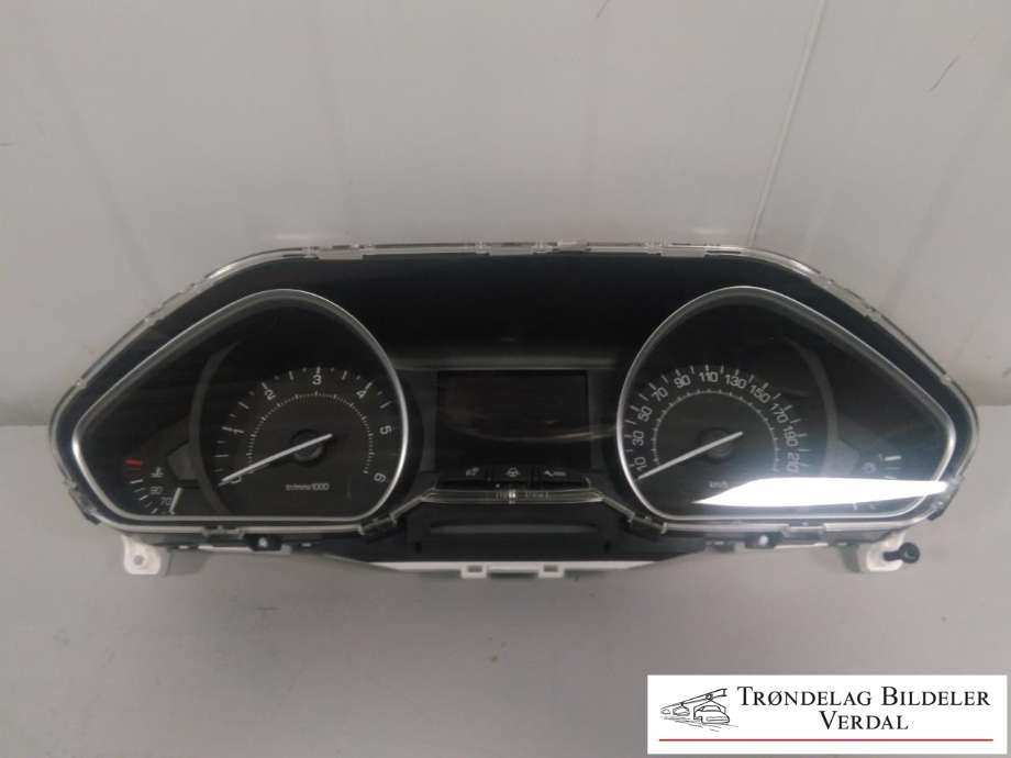 Varmeapparat betjening til Peugeot 2008, 2013-2019 (Type I)  (96722483)
