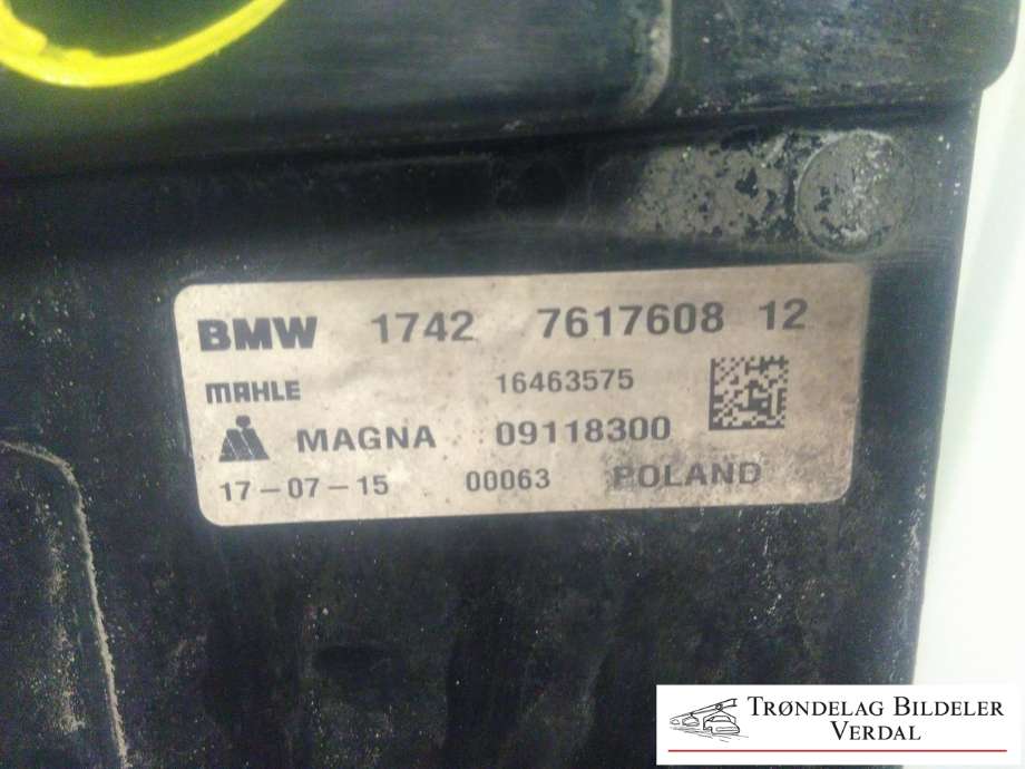 Kjølevifte elektrisk til BMW 2-Serie, Active/Gran Tourer 2014-->> (F45/F46) (F45/F46) (1742761760812|09118300|16463570)