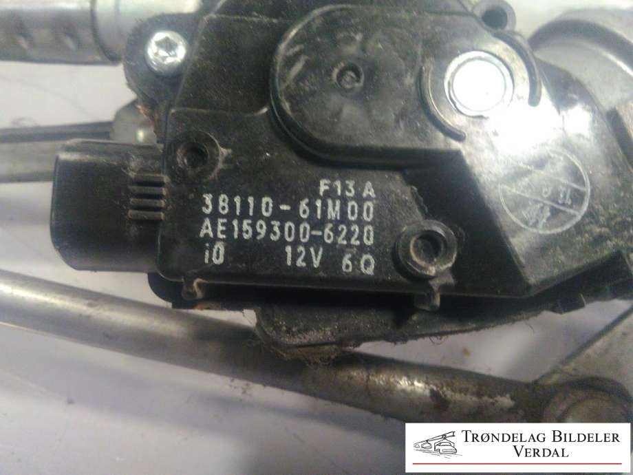 Viskermotor frontrute komplett m/overføring til Suzuki SX4 S-CROSS 2013-->> (Type II)  (3811061M00|AE1593006220|)