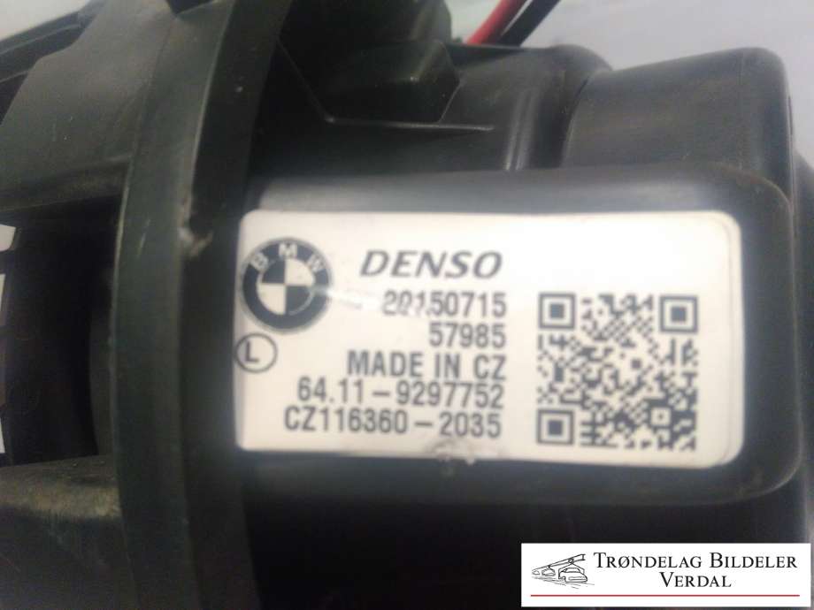 Varmeapparat motor til BMW 2-Serie, Active/Gran Tourer 2014-->> (F45/F46) (F45/F46) (20150715|64119297752|)