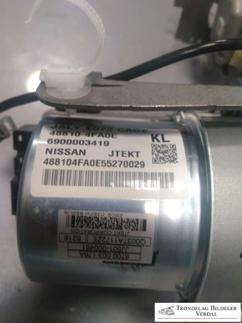 Rattaksel elektrisk servo til Nissan E-NV200 2014-->>  (488104FA0E|488104FA0E5527002*9|6700003176A)